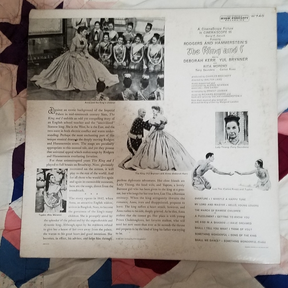1956 Rogers and Hammerstein's "The King and I" Vinyl Album - Picture 2 of 9